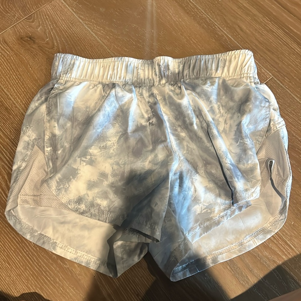 White and Grey Shorts